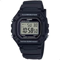 Relógio Masculino Casio Digital Esportivo Preto W-218H-1AVDF
