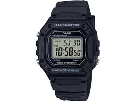 Relógio Masculino Casio Digital Esportivo Preto W-218H-1AVDF Relógio Masculino Casio Digital Esportivo Preto W-218H-1AVDF