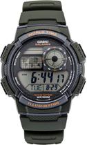 Relógio Masculino Casio Esportivo Hora Mundial 48 Cidades AE-1000W-3AVDF