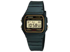 Relógio Masculino Casio F-91WG-9QDF - Digital Resistente à Água Calendário Relógio Masculino Casio F-91WG-9QDF - Digital Resistente à Água Calendário