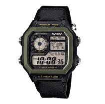 Relógio Masculino Casio Standard Digital Prova D'Água AE-1200WHB-1BVDF