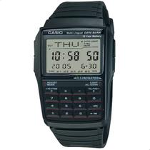 Relógio Masculino Casio Vintage Calculadora Data Bank Preto DBC-32-1ADF