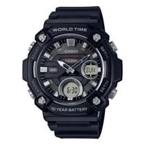 Relógio Masculino Casio World Time Digital-Analógico - AEQ-120W-1AVDF-SC