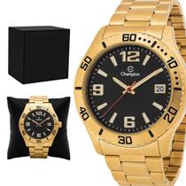 Relogio Masculino Champion Analogico Aço Inoxidavel Dourado Social Original Resistente a Agua 1 Ano de Garantia RCHCA31202U