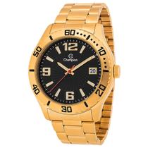 Relogio Masculino Champion Analogico Aço Inoxidavel Dourado Social Original Resistente a Agua 1 Ano de Garantia RCHCA31202U
