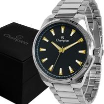Relógio Masculino Champion Analógico Prata Original Luxo