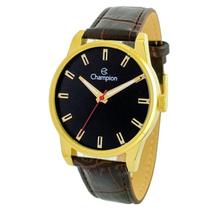 Relógio Masculino Champion Casual Couro Marrom CN21452U