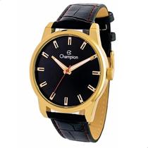 Relógio Masculino Champion Casual Couro Preto CN21452P Relógio Masculino Champion Casual Couro Preto CN21452P