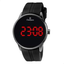 Relógio Masculino Champion Digital Preto Led CH40188D