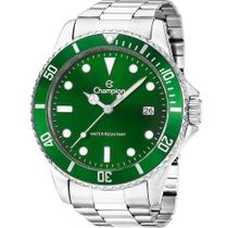 Relógio Masculino Champion Prata Verde CA31266G
