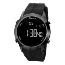 Relógio Masculino Champion Preto Digital Silicone CH40259D
