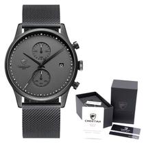 Relógio Masculino CHEETAH CH1605S-Grey com Pulseira de Aço inoxidável à Prova d'água Esportivo