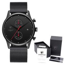 Relógio Masculino CHEETAH CH1605S-Grey com Pulseira de Aço inoxidável à Prova d'água Esportivo