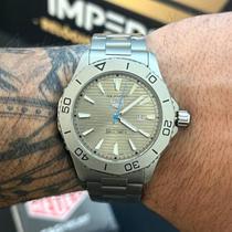 Relógio Masculino Cinza Fosco T4G AQUAR4CER Prateado Aço Inoxidável Resistente á Água C/ Caixa