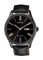 Relógio Masculino Citizen Automatico Couro Preto Tz20939D