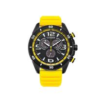 Relógio Masculino Citizen Brycen Eco-Drive Amarelo 100m AT2585-08EN