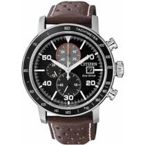 Relógio Masculino Citizen Couro Marrom TZ31187P