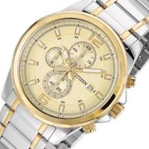 Relógio Masculino Citizen Prata/Dourado - TZ20457X