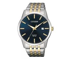 Relógio Masculino Citizen TZ20948A Prata Fundo ul Escuro