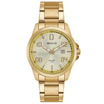 Relógio Masculino com Calendário e Detalhes Dourado - Único Relógio Masculino com Calendário e Detalhes Dourado - Único