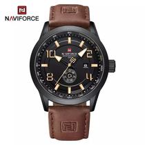 Relógio Masculino com Pulseira de Couro NAVIFORCE ElaShopp