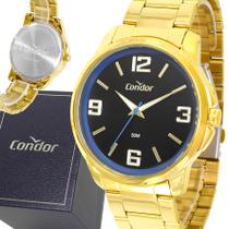 Relógio Masculino Condor Dourado Original 1 Ano Garantia