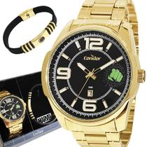Relógio Masculino Condor Dourado Prova Dágua Original Luxo