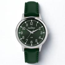 Relógio masculino Condor prata pulseira de material sintético 40mm CO2035NRP3V