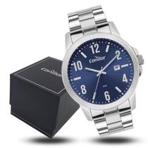 Relógio Masculino Condor Prateado Aço Calendário Original Relógio Masculino Condor Prateado Aço Calendário Original