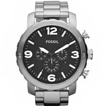 Relógio Masculino Cronógrafo Nate Fossil JR1353/1PN Prata - Technos