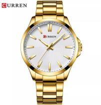 Relógio Masculino Curren 8322 Luxo Aço Inox Importado