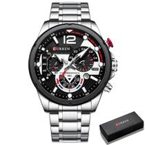 Relógio Masculino Curren 8395 Cronógrafo Luxo + Caixa Original