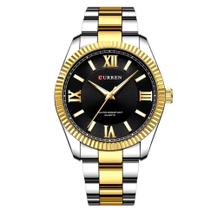 Relógio Masculino Curren Luxo Analógico Aço Inoxidável
