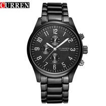 Relógio Masculino Curren M8046 - Quartzo com Pulseira de Aço Inoxidável