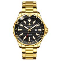 Relógio Masculino de Aço Inoxidavel Esportivo Quartzo Luminoso Impermeável Relógio Masculino de Aço Inoxidavel Esportivo Quartzo Luminoso Impermeável