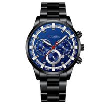 Relógio Masculino de Aço Inoxidável Fulaida Quartz 42mm