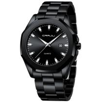Relógio Masculino de Aço inoxidável Movimento de Quartzo Impermeavel 3 atm Relógio Masculino de Aço inoxidável Movimento de Quartzo Impermeavel 3 atm