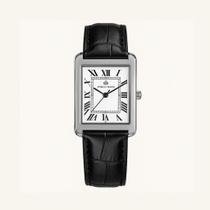 Relógio masculino de luxo Pablo raez exclusivo moda casual elegante pulseira de couro quadrado