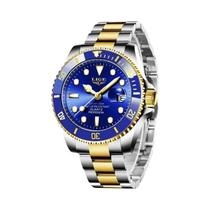 Relógio Masculino de Mergulho Lige - Luxo, À Prova d'Água 30ATM, Esportivo