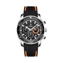 Relógio Masculino De Quartzo À Prova d'Água 44mm TYBERLEY 2025 Design Esportivo Com Fase Lunar E