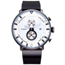 Relógio Masculino de Quartzo Multifuncional Design Luxuoso Moda Casual A Prova D'água