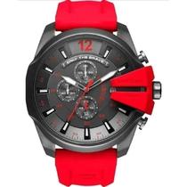 Relógio Masculino Diesel 10 Bar Dz4427 Red Confira -Jss