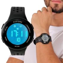 Relógio Masculino Digital Academia Resistente Água Esportivo Xufeng Redondo