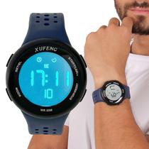 Relógio Masculino Digital Academia Resistente Água Esportivo Xufeng Redondo