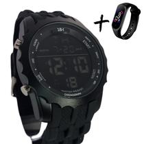 Relógio Masculino Digital DG008 - Preto