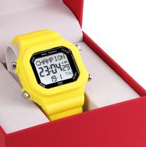 Relógio Masculino Digital Esportivo Champion YoT Amarelo CP40181Y Prova D'Água Relógio Masculino Digital Esportivo Champion YoT Amarelo CP40181Y Prova D'Água