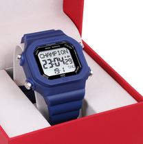 Relógio Masculino Digital Esportivo Champion YoT Azul Marinho CP40181L Prova D'Água