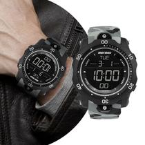 Relógio Masculino Digital Esportivo De Pulso com Pulseira de Silicone à Prova D' Água Camuflado Militar Tático Mormaii Relógio Masculino Digital Esportivo De Pulso com Pulseira de Silicone à Prova D' Água Camuflado Militar Tático Mormaii