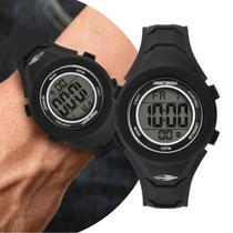 Relógio Masculino Digital Infantil Infanto Juvenil de Pulso com Pulseira de Silicone Resistente à Água Preto Mormaii