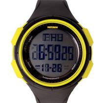 Relógio Masculino Digital Preto com Amarelo Pretorian - WPRT-12-2